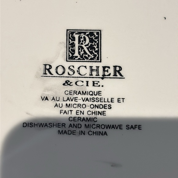 Roscher Zebra print dinner plate 1 piece - Picture 8 of 9